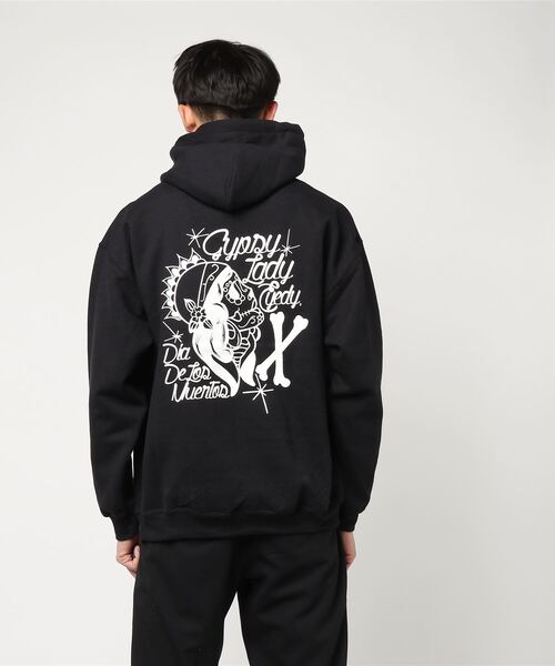 Port（ポート）の「【 eyedy / アイディー 】GYPSY P/O PK（パーカー・メンズ・マルーン/ブラック・LARGE/MEDIUM/X-LARGE/XX-LARGE）」の4枚目の写真