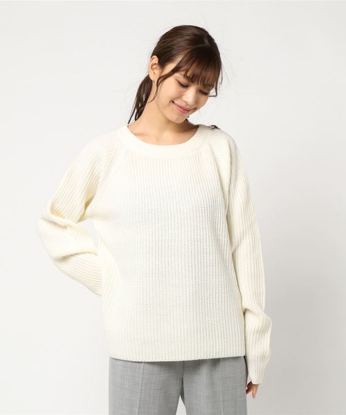 KOBE LETTUCE(コウベレタス)の「ネックが選べる3TYPE畦編みニットトップス(ニット/セーター・レディース・グレー系その他/ピンク系その他2/ブラック系その他/グレー系その他3/ホワイト系その他/グレー系その他2/ホワイト系その他2/ピンク系その他/ピンク系その他3/ブラック系その他2/ホワイト系その他3/ブラック系その他3・FREE)」の16枚目の写真