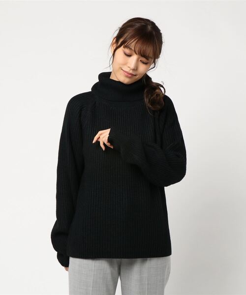 KOBE LETTUCE(コウベレタス)の「ネックが選べる3TYPE畦編みニットトップス(ニット/セーター・レディース・グレー系その他/ピンク系その他2/ブラック系その他/グレー系その他3/ホワイト系その他/グレー系その他2/ホワイト系その他2/ピンク系その他/ピンク系その他3/ブラック系その他2/ホワイト系その他3/ブラック系その他3・FREE)」の6枚目の写真