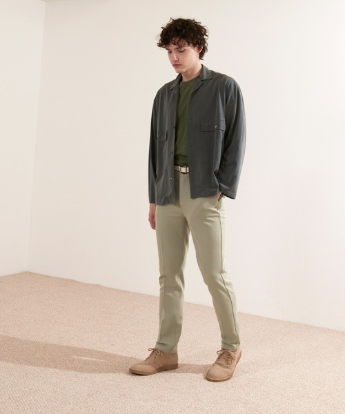 EMMA CLOTHES(エマクローズ)の「TRストレッチスリムスラックス(スラックス・メンズ・チャコールグレー/ブラック系その他/ブラック/ネイビー/ベージュ/グレー/ブラウン/ベージュ系その他/モカ/グリーン/ブラウン系その他/ブラウン系その他3/グリーン系その他・L/M/S/XL)」の22枚目の写真