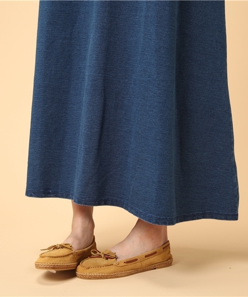 green label relaxing（グリーンレーベルリラクシング）の「GAIMO レザーモカシンシューズ（モカシン/デッキシューズ・レディース・ベージュ/ネイビー/レッド・37/38/39）」の10枚目の写真