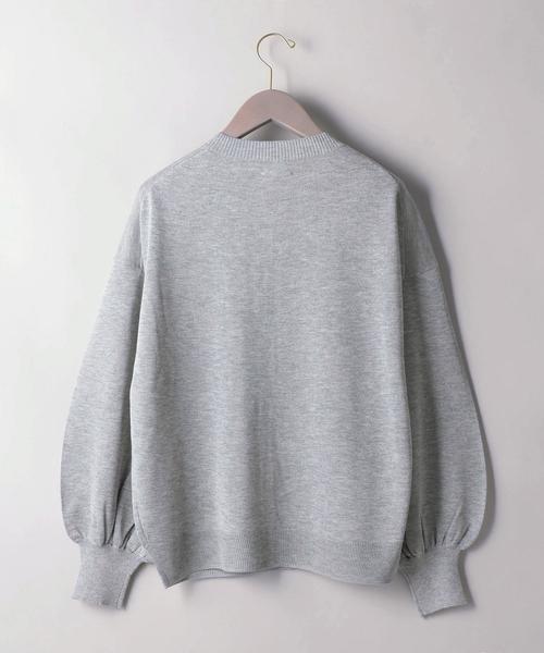 UNITED ARROWS（ユナイテッドアローズ）の「SFL スパーク カーディガン†（カーディガン/ボレロ・レディース・ライトグレー/ダークグレー/イエロー・FREE）」の4枚目の写真