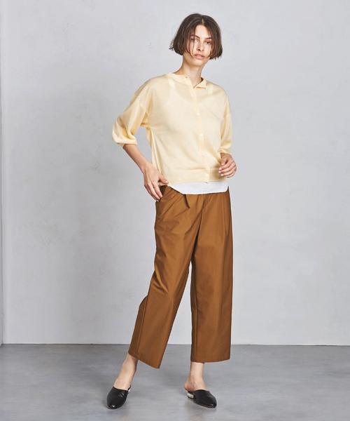 UNITED ARROWS（ユナイテッドアローズ）の「SFL スパーク カーディガン†（カーディガン/ボレロ・レディース・ライトグレー/ダークグレー/イエロー・FREE）」の19枚目の写真