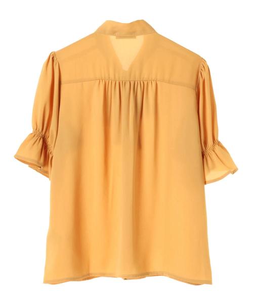 earth music&ecology（アースミュージックアンドエコロジー）の「・ボウタイブラウス（シャツ/ブラウス・レディース・ブラック/ネイビー/アイボリー/イエロー・FREE）」の14枚目の写真