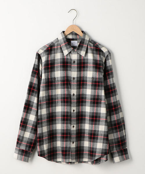 coen(コーエン)の「ブルックリンチェックワークネルシャツ(シャツ/ブラウス・メンズ・ネイビー/レッド/ダークグレー・SMALL/MEDIUM/LARGE/X-LARGE)」の10枚目の写真