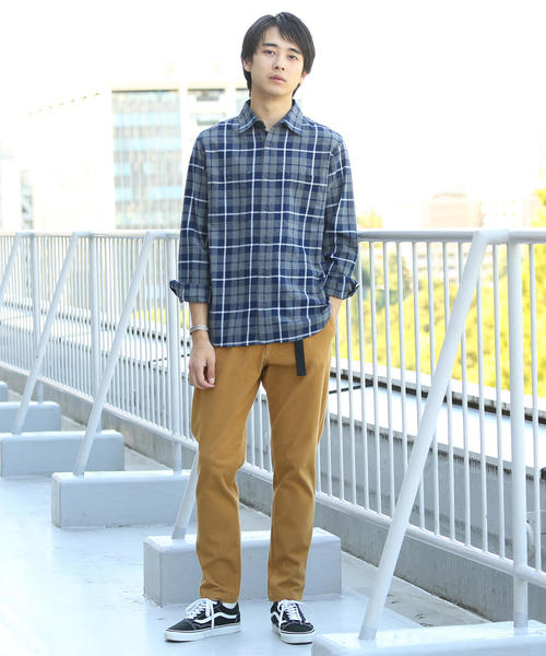 coen(コーエン)の「ブルックリンチェックワークネルシャツ(シャツ/ブラウス・メンズ・ネイビー/レッド/ダークグレー・SMALL/MEDIUM/LARGE/X-LARGE)」の22枚目の写真