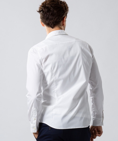 wjk(ダヴルジェイケイ)の「【入荷禁止】broad regular shirt(シャツ/ブラウス・メンズ・ブルー/ホワイト/ネイビー・MEDIUM/SMALL/LARGE/X-LARGE)」の6枚目の写真