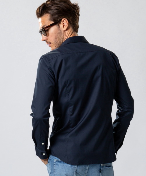 wjk(ダヴルジェイケイ)の「【入荷禁止】broad regular shirt(シャツ/ブラウス・メンズ・ブルー/ホワイト/ネイビー・MEDIUM/SMALL/LARGE/X-LARGE)」の12枚目の写真