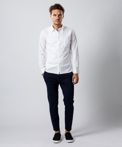 wjk(ダヴルジェイケイ)の「【入荷禁止】broad regular shirt(シャツ/ブラウス・メンズ・ブルー/ホワイト/ネイビー・MEDIUM/SMALL/LARGE/X-LARGE)」の13枚目の写真