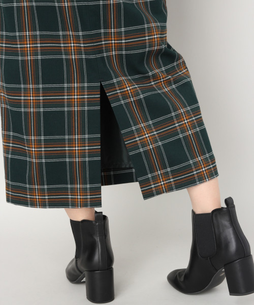 LOWRYS FARM（ローリーズファーム）の「タータンチェックタイトスカート　816531（スカート・レディース・ブラック/ベージュ/グリーン/パープル・MEDIUM/LARGE）」の13枚目の写真