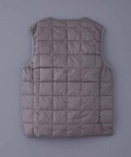 TAION（タイオン）の「TAION V NECK BUTTON DOWN VEST (TAION-001)（ダウンベスト・メンズ・ブラック/ネイビー/グレー・SMALL/MEDIUM/LARGE/X-LARGE/XX-LARGE）」の6枚目の写真