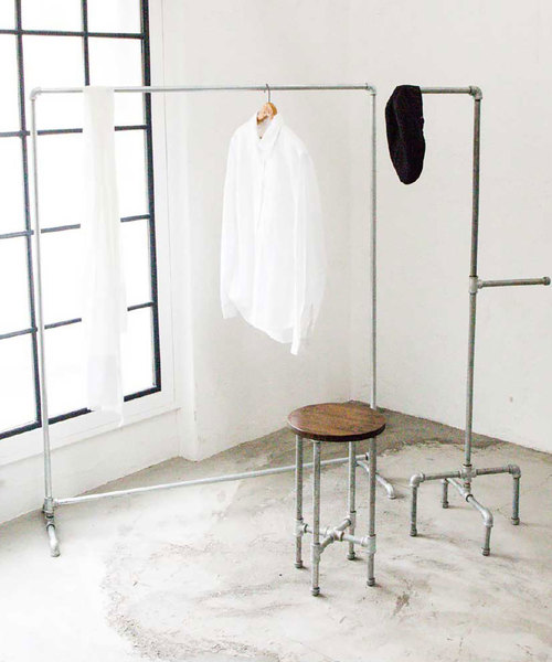 sarasa design(サラサデザイン)の「b2c パイプハンガー L(家具・レディース・シルバー・L)」の4枚目の写真