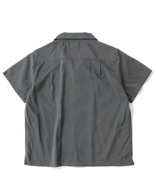 devirock（デビロック）の「オープンカラーシャツ（シャツ/ブラウス・キッズ・チャコール/テラコッタ/ネイビー・110cm/100cm/140cm/120cm/130cm/160cm/150cm）」の16枚目の写真