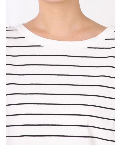 MURUA（ムルーア）の「ベーシックルーズロンT（Tシャツ/カットソー・レディース・ホワイト/ブラック/その他1・FREE）」の7枚目の写真