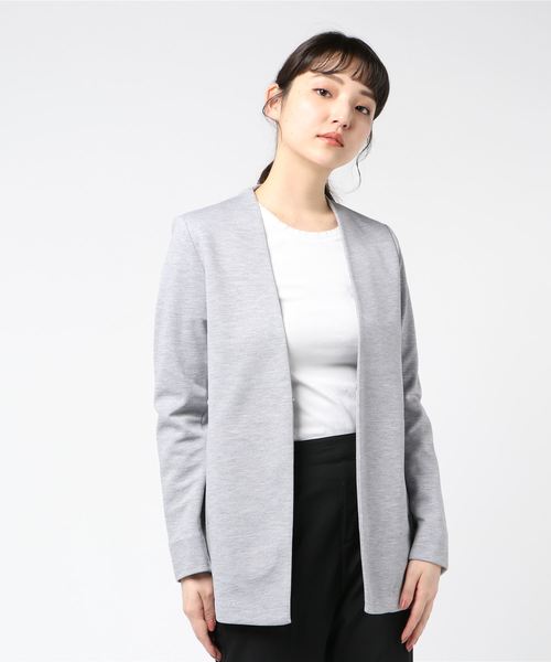 A/C DESIGN BY ALPHA CUBIC（エーシーデザインバイアルファキュービック）の「きちんとカーディガン（カーディガン/ボレロ・レディース・ネイビー/ブラック/ライトグレー・M size/L size）」の16枚目の写真