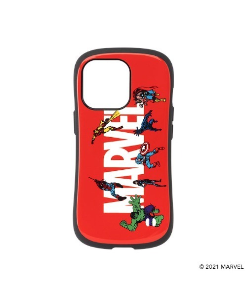 iPhone13mini マーベルiFace付き 新型iPhone13対応 MARVEL(マーベル)デザインの iFace First
