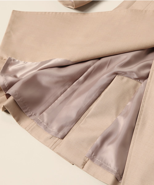 ROSE BUD（ローズバッド）の「LC-14102 DRAPE TRENCH COAT（トレンチコート・レディース・ベージュ/グレー・ONE SIZE）」の7枚目の写真