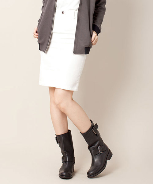 NANO universe(ナノユニバース)の「カラーペンシルスカート(スカート・レディース・オフホワイト/ベージュ/ブルー/グリーン/ブラック・38/36)」の17枚目の写真