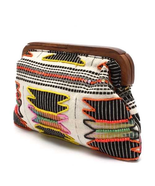 mystic（ミスティック）の「FASHONFORIO（クラッチバッグ・レディース・オフホワイト・ﾌﾘ-）」の7枚目の写真