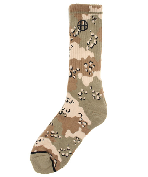 BEAMS（ビームス）の「HUF / CAMO CREW SOCK（ソックス/靴下・メンズ・その他1/その他2・ONE SIZE）」の1枚目の写真