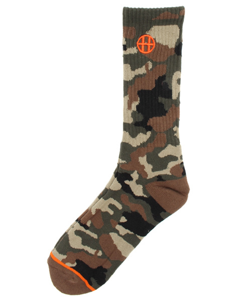 BEAMS（ビームス）の「HUF / CAMO CREW SOCK（ソックス/靴下・メンズ・その他1/その他2・ONE SIZE）」の2枚目の写真