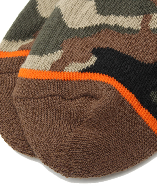 BEAMS（ビームス）の「HUF / CAMO CREW SOCK（ソックス/靴下・メンズ・その他1/その他2・ONE SIZE）」の4枚目の写真