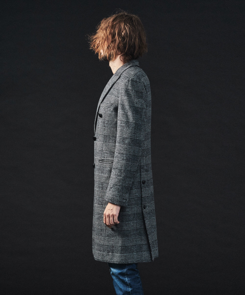5351 POUR LES HOMMES（ゴーサンゴーイチプールオム）の「NOBILIAダブルチェスターコート（チェスターコート・メンズ・グレー/ブラック・48/50/44/46）」の7枚目の写真