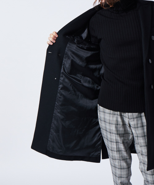 5351 POUR LES HOMMES（ゴーサンゴーイチプールオム）の「NOBILIAダブルチェスターコート（チェスターコート・メンズ・グレー/ブラック・48/50/44/46）」の9枚目の写真