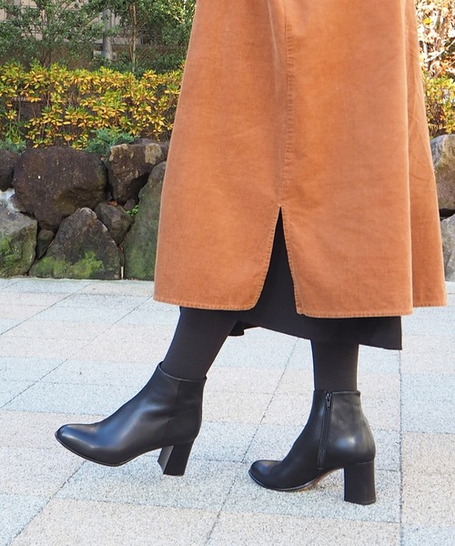 apres（アプレ）の「〈apres（アプレ）〉ショートブーツ（ブーツ・レディース・ブラック/パイソン/グレイッシュベージュ・23.5cm/22.5cm/24.5cm/23.0cm/24.0cm）」の8枚目の写真