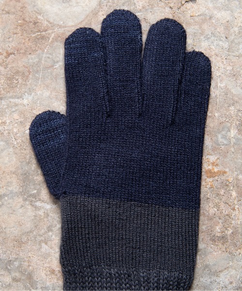 EVOLG(エヴォログ)の「EVOLG エヴォログ:2TON 2トーン スマホ対応 メンズ レディース ユニセックス手袋(手袋・レディース・グレー/ネイビー/マスタード/レッド/イエロー/ミント/バイオレット/ベージュ/ネイビー系/ダークグリーン・FREE)」の15枚目の写真