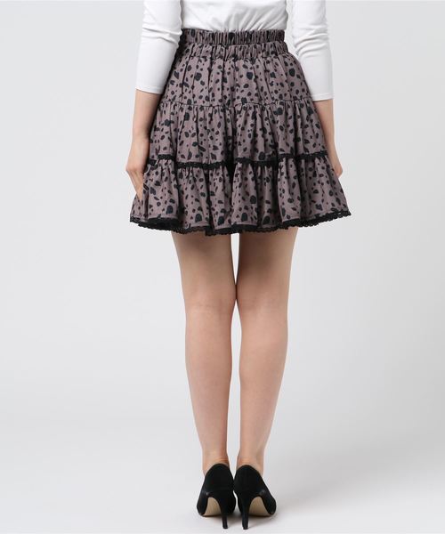 ROJITA（ロジータ）の「3段切替フレアーSK（スカート・レディース・ブラウン/ブラック・FREE）」の7枚目の写真