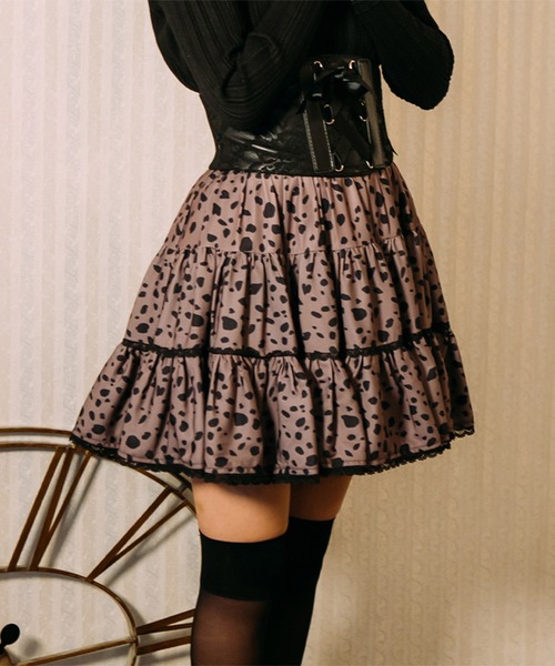 ROJITA（ロジータ）の「3段切替フレアーSK（スカート・レディース・ブラウン/ブラック・FREE）」の11枚目の写真