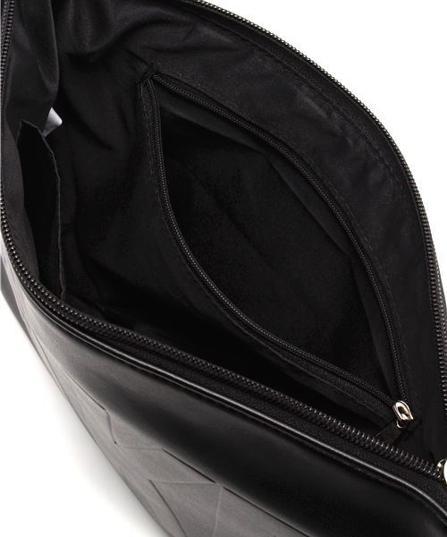 WEGO(ウィゴー)の「WEGO/エンボスクラッチバッグ(クラッチバッグ・レディース・ホワイト/ブラック・FREE)」の4枚目の写真