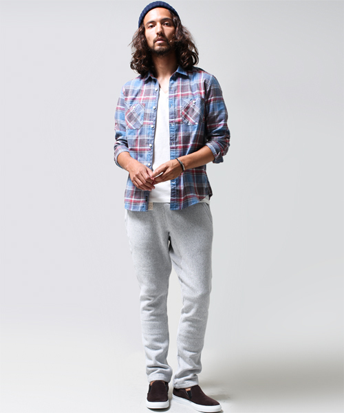 NANO universe(ナノユニバース)の「ヴィンテージライクチェックSH(シャツ/ブラウス・メンズ・ブラック/エメラルド/ネイビー/パープル/イエロー/レッド・LARGE/SMALL/MEDIUM/X-LARGE)」の15枚目の写真