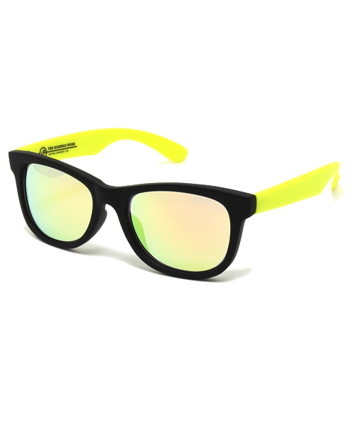 THE STATION STORE（ザ ステーション ストア）の「＜HW＞ウェリントン型サングラス 14FW ⑮（サングラス・メンズ・ピンク/イエロー/ロイヤルブルー・フリー）」の3枚目の写真