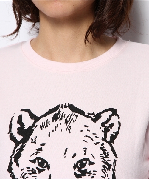 WEGO（ウィゴー）の「WEGO/アニマルプリントスウェット（スウェット・レディース・アイボリー/杢グレー/グリーン系その他/ライトピンク・FREE）」の11枚目の写真