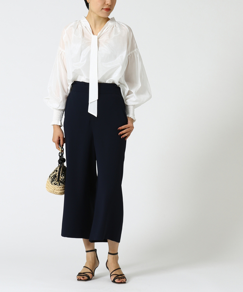 Tiara（ティアラ）の「ヘリオスワイドパンツ（その他パンツ・レディース・ネイビー/アイボリー/セージグリーン・S/M）」の13枚目の写真