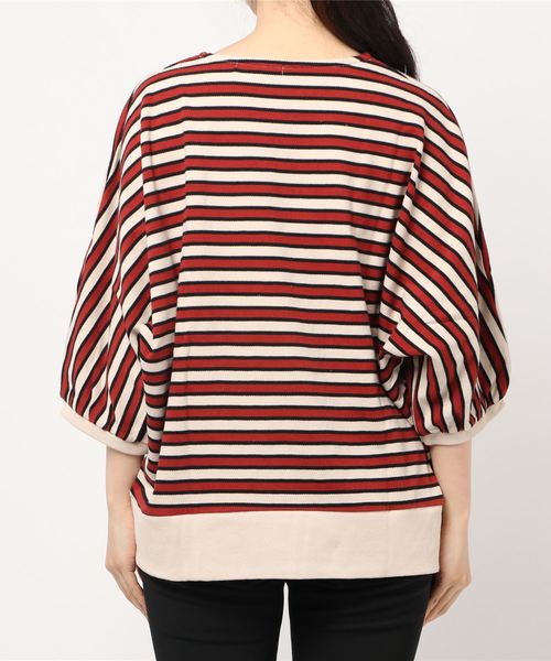 FRAPBOIS(フラボア)の「タッチボーダー ドルマンスリーブカットソー(Tシャツ/カットソー・レディース・ホワイト系その他/ベージュ系その他・1)」の12枚目の写真