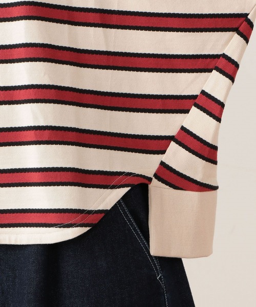 FRAPBOIS(フラボア)の「タッチボーダー ドルマンスリーブカットソー(Tシャツ/カットソー・レディース・ホワイト系その他/ベージュ系その他・1)」の7枚目の写真