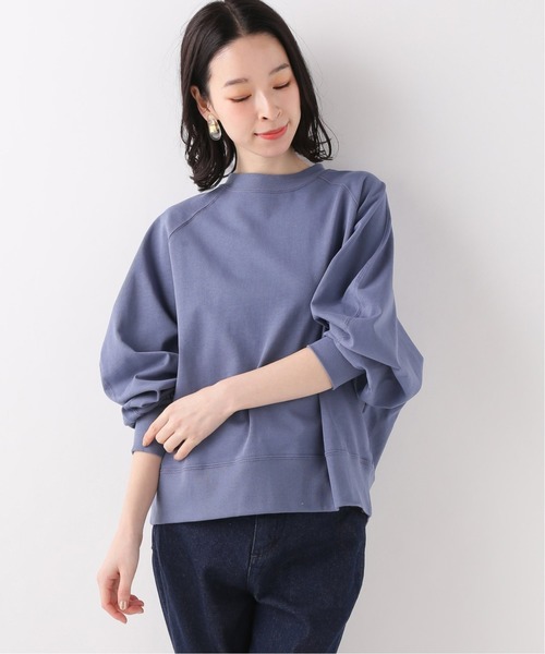 SLOBE IENA(スローブイエナ)の「【MAISON CHANTOISE】 Baloon Sleeve カットソー(Tシャツ/カットソー・レディース・ブルー/ホワイト/ベージュ・FREE)」の3枚目の写真