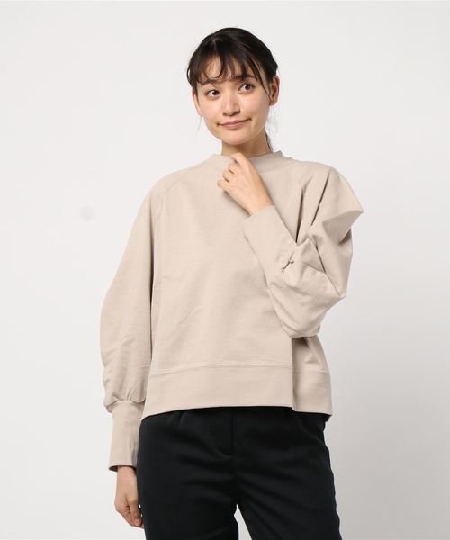 SLOBE IENA(スローブイエナ)の「【MAISON CHANTOISE】 Baloon Sleeve カットソー(Tシャツ/カットソー・レディース・ブルー/ホワイト/ベージュ・FREE)」の9枚目の写真