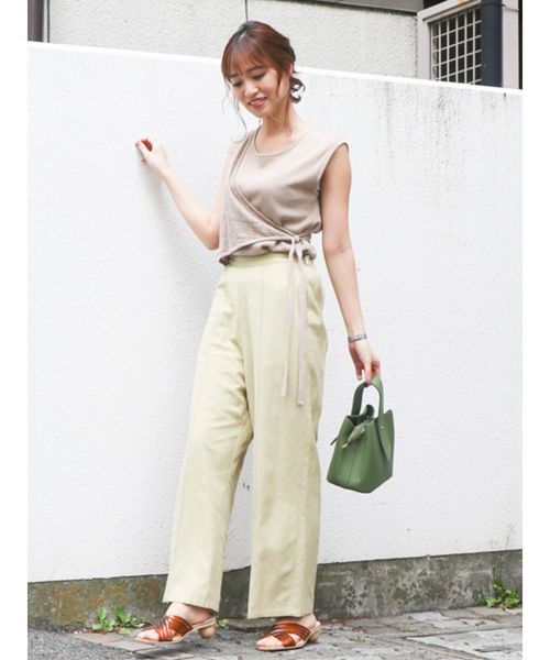 dazzlin（ダズリン）の「コードレイヤードニットトップス（ニット/セーター・レディース・ブラック/ベージュ/レッド/オフホワイト・FREE）」の8枚目の写真