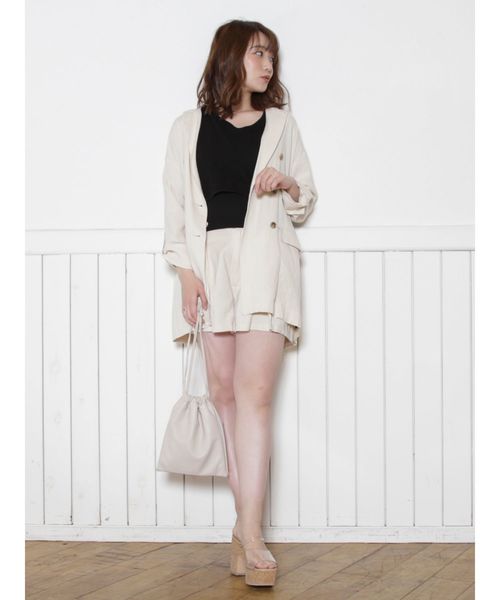 dazzlin（ダズリン）の「コードレイヤードニットトップス（ニット/セーター・レディース・ブラック/ベージュ/レッド/オフホワイト・FREE）」の16枚目の写真