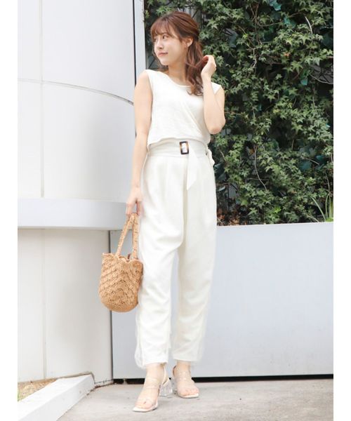 dazzlin（ダズリン）の「コードレイヤードニットトップス（ニット/セーター・レディース・ブラック/ベージュ/レッド/オフホワイト・FREE）」の19枚目の写真