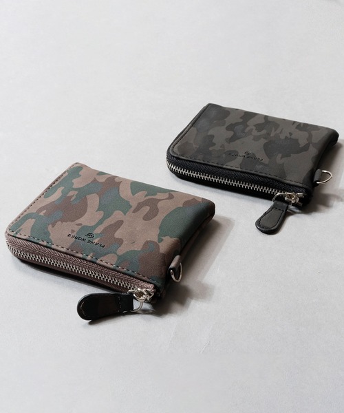 FLAME WORKS（フレイムワークス）の「FLAME WORKS PUレザー ミニウォレット（財布・メンズ・ホワイト/ブラック/ネイビー/ダークブラウン/オフホワイト/カモフラージュ/ブラック系その他/その他/ダークネイビー/キャメル/ブルー系その他・FREE）」の17枚目の写真