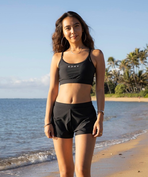 ROXY ON THE BEACH/ロキシー水着3点セット サイズL セール】ROXY SUNSHINE/ロキシー 水着 Tシャツ ショートパンツ