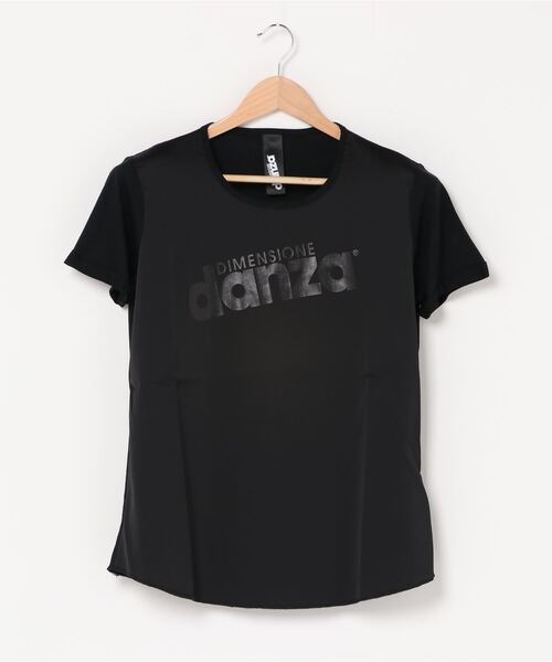 DIMENSIONE danza(ディメンシオーネ ダンツァ)の「ロゴプリントTシャツ(Tシャツ/カットソー・レディース・ブラック/ホワイト・SMALL/X-SMALL/MEDIUM)」の3枚目の写真