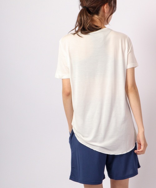 DIMENSIONE danza(ディメンシオーネ ダンツァ)の「ロゴプリントTシャツ(Tシャツ/カットソー・レディース・ブラック/ホワイト・SMALL/X-SMALL/MEDIUM)」の6枚目の写真