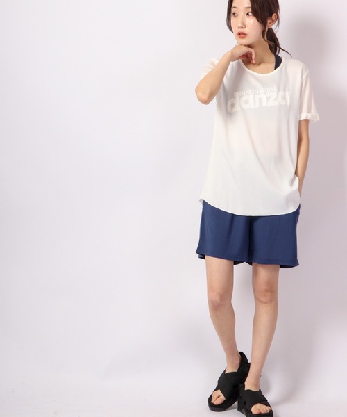 DIMENSIONE danza(ディメンシオーネ ダンツァ)の「ロゴプリントTシャツ(Tシャツ/カットソー・レディース・ブラック/ホワイト・SMALL/X-SMALL/MEDIUM)」の7枚目の写真