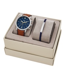 FOSSIL | フォッシル 腕時計 メンズ アナログ レザー FS5708SET(アナログ腕時計)
